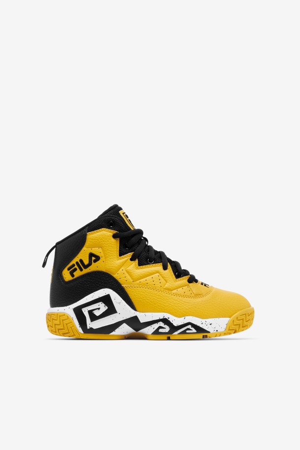 Fila Mb Limón/negro/blanco Niños Grandes Outlet