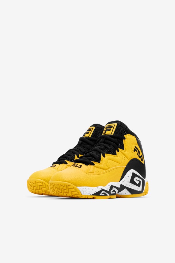 Fila Mb Limón/negro/blanco Niños Grandes Outlet