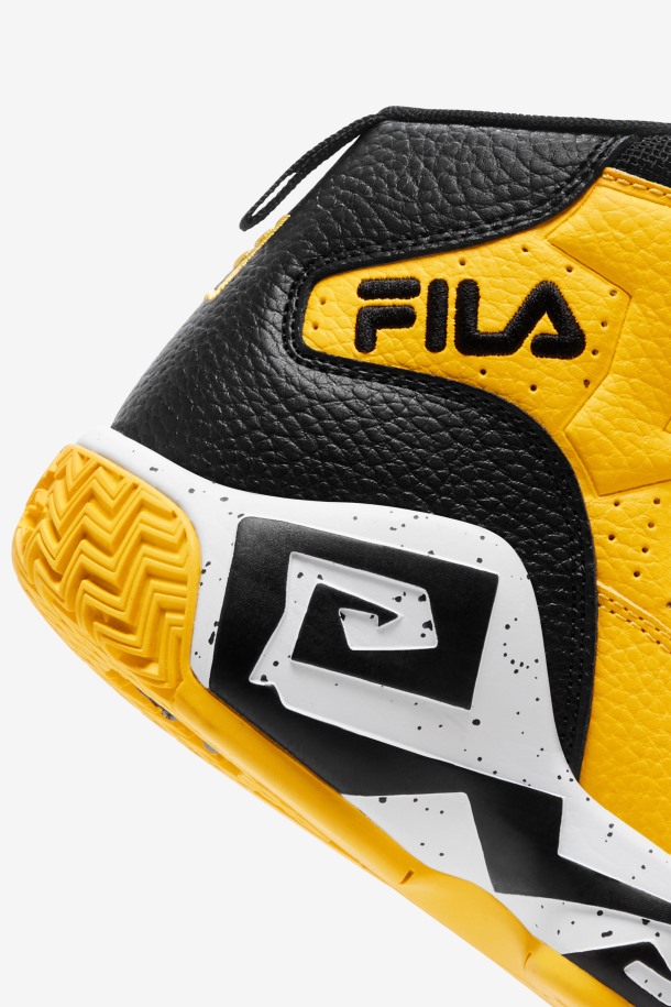 Fila Mb Limón/negro/blanco Niños Grandes Outlet