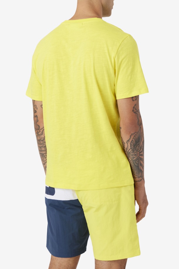 Fila Outlets Amarillo/azul Marino Dilki Crew