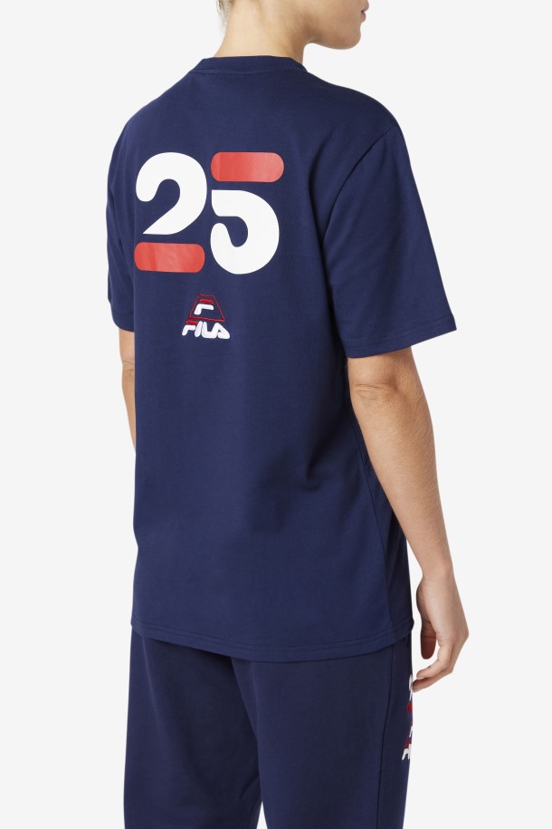 Fila Outlets Azul Marino Grant Hill Cormac Camiseta