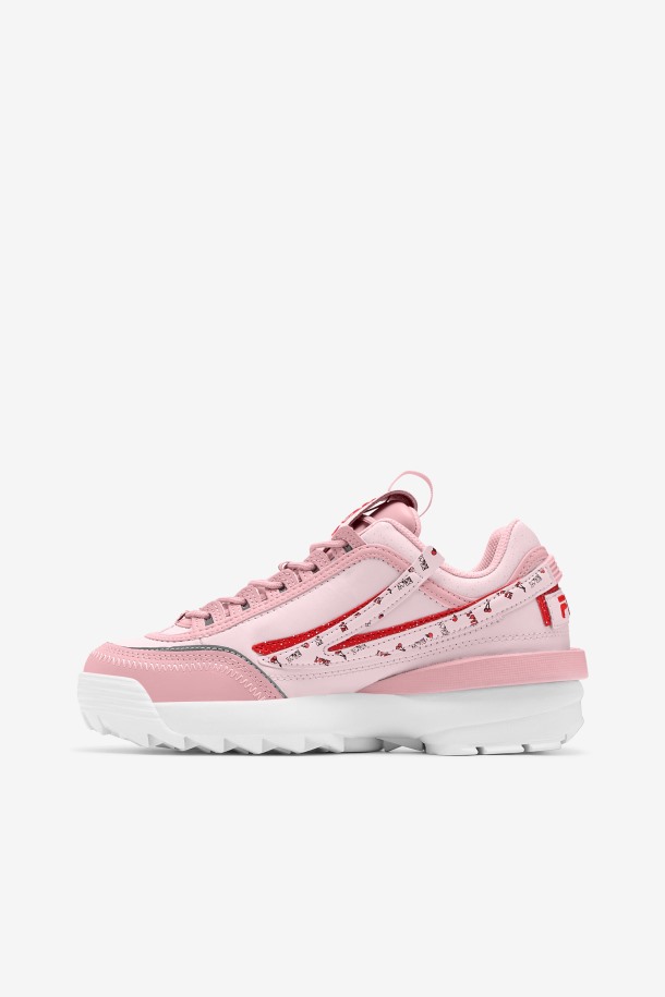 Zapatillas Fila Mujer Coral Blush/pink/white Disruptor 2 Exp