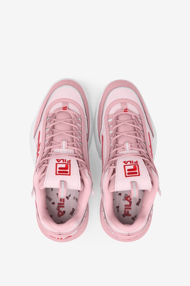 Zapatillas Fila Mujer Coral Blush/pink/white Disruptor 2 Exp