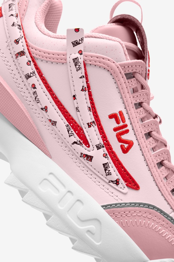 Zapatillas Fila Mujer Coral Blush/pink/white Disruptor 2 Exp