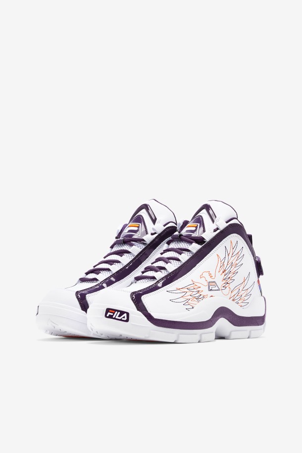 Blanco/púrpura Banderín/naranja Fila Outlets Mujer Grant Hill 2 Historia