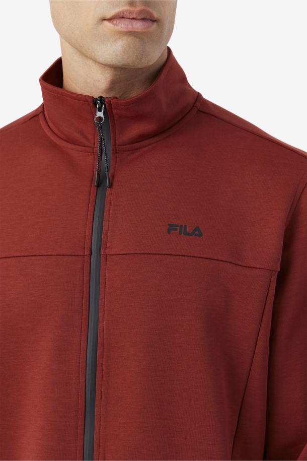 Chaqueta Con Cremallera Gonal Marrón Rojizo/negro Fila Outlet
