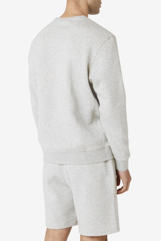 Fila Outlets Garran Crew Gris Jaspeado/blanco