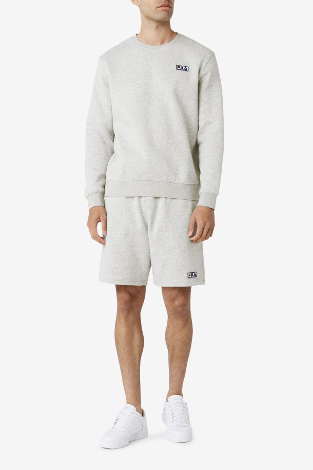 Fila Outlets Garran Crew Gris Jaspeado/blanco