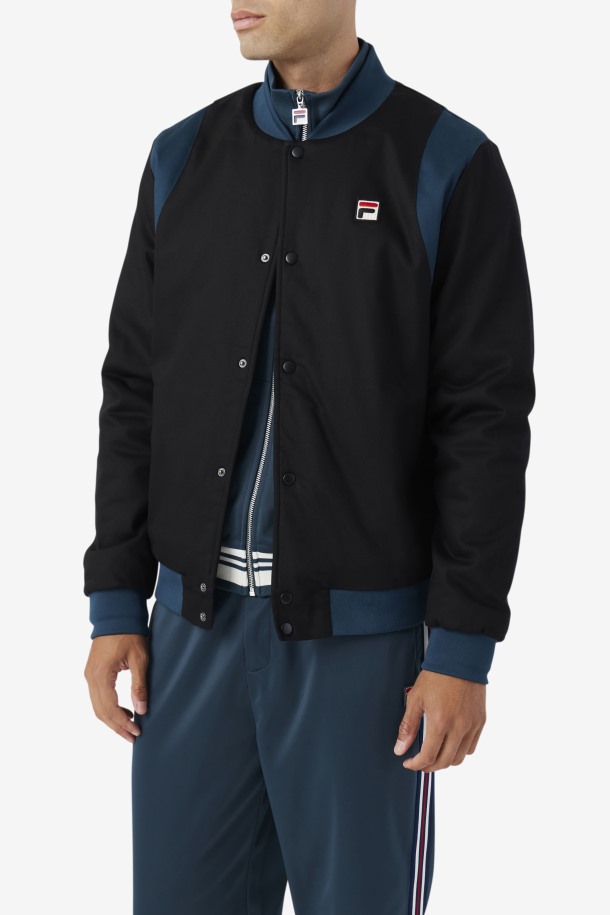 Negro/verde Azulado Cree Bomber Fila Outlet