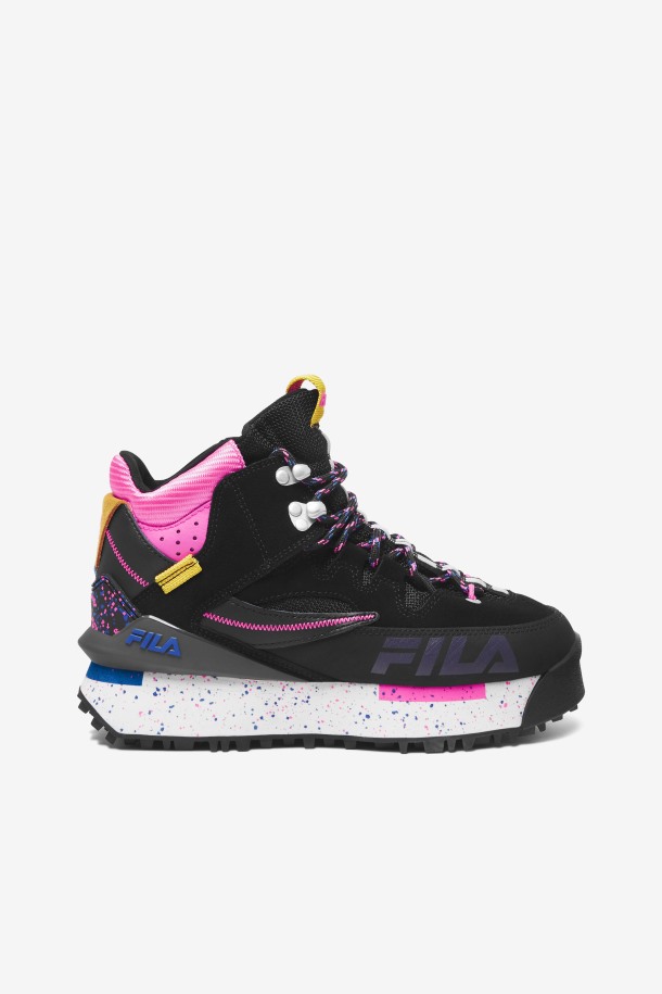 Negro/blanco/azul Mujer Renno Multi Trekking Fila Outlet