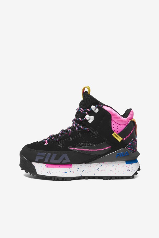 Negro/blanco/azul Mujer Renno Multi Trekking Fila Outlet