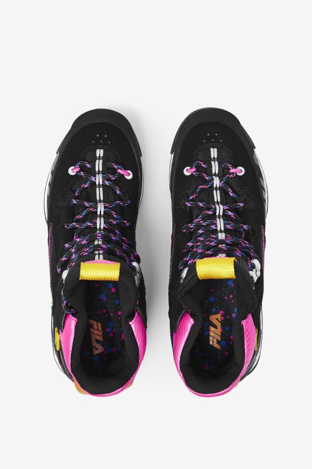 Negro/blanco/azul Mujer Renno Multi Trekking Fila Outlet