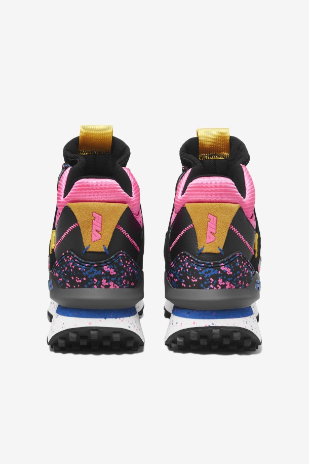 Negro/blanco/azul Mujer Renno Multi Trekking Fila Outlet