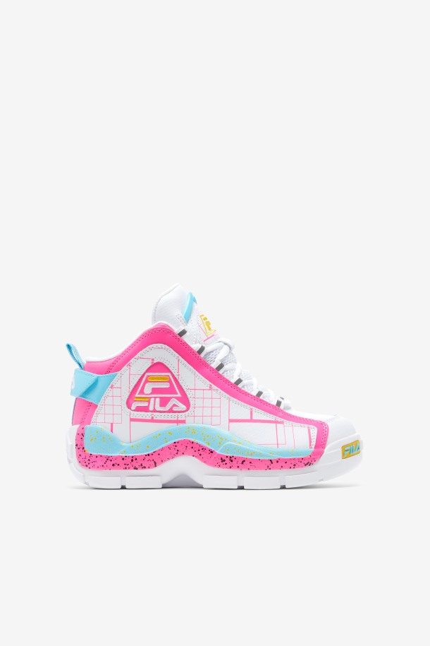 Niños Pequeños Grant Hill 2 Puntos De Venta Fila Blanco/rosa/pescado Azul