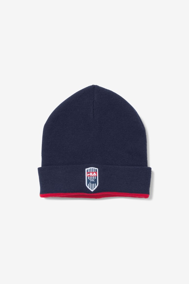 Gorro 2pac Azul Marino/rojo Fila Outlet