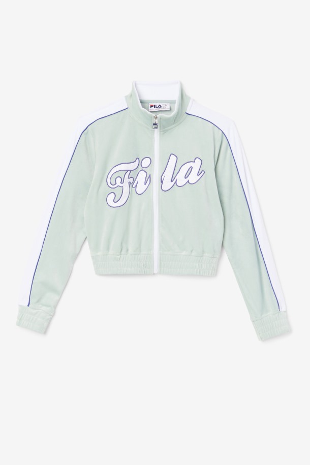 Ether/blanco/azul Cola Outlets Terciopelo Chaqueta Valery