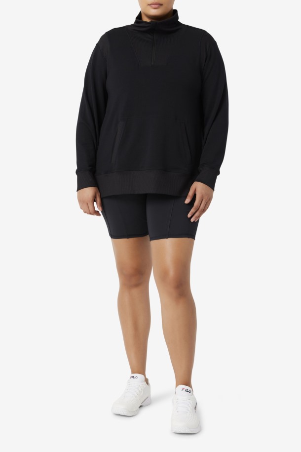 Negro Fila Outlets Fi-lux Media Cremallera
