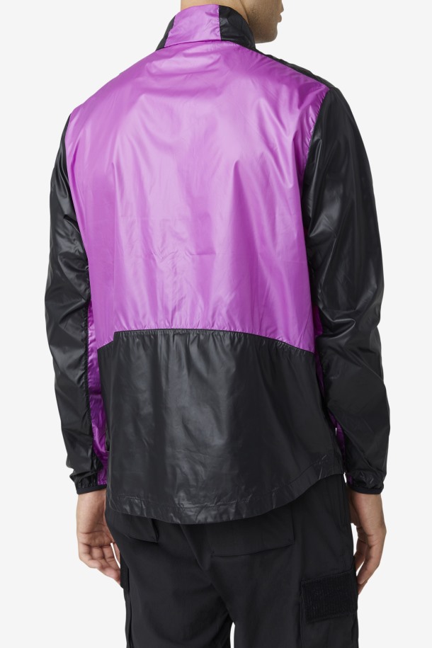 Pinnacle Chaqueta Queue Outlets Morado/negro/verde