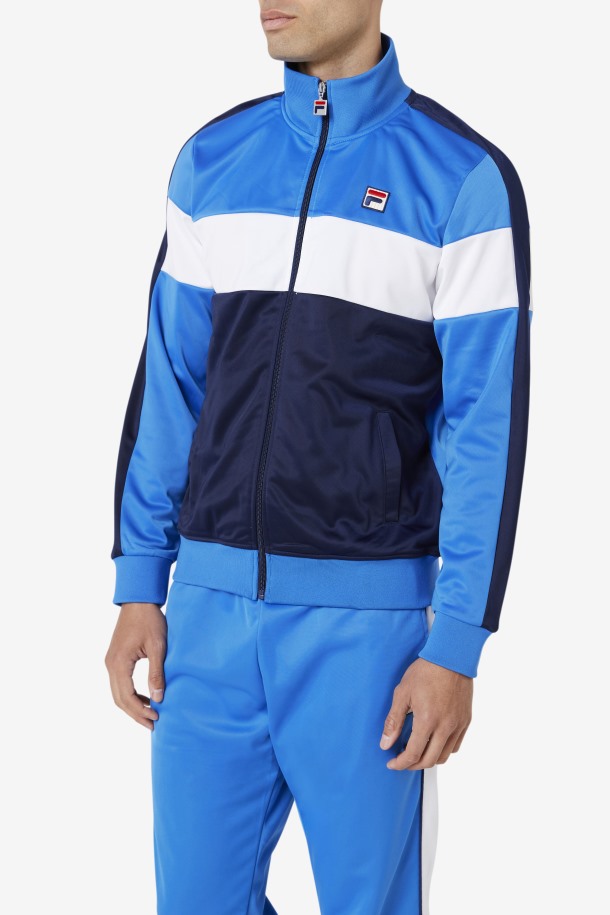 Chaqueta De Chándal De Montaje Azul Fuerte/azul Marino/blanco Fila Outlets