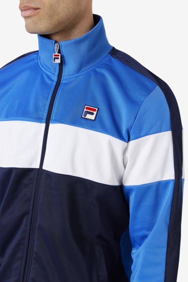 Chaqueta De Chándal De Montaje Azul Fuerte/azul Marino/blanco Fila Outlets