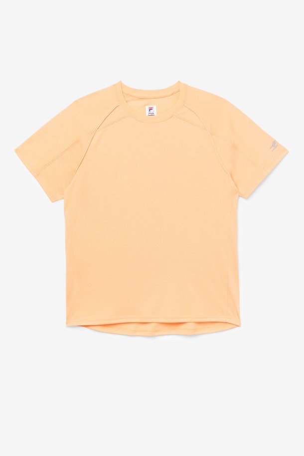 Cantaloupe Queue Outlets Pickleball Camiseta De Manga Corta