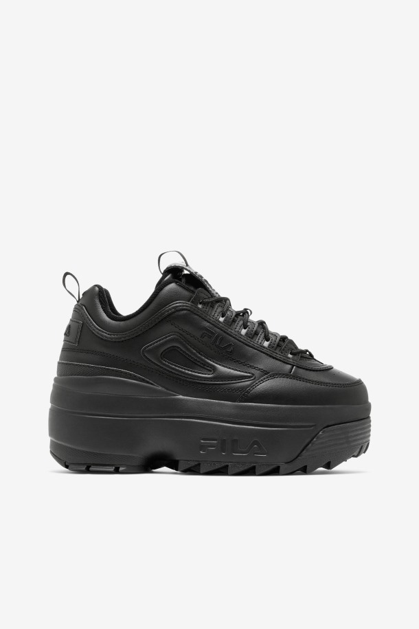 Zapatillas Fila Mujer Negras Disruptor 2 Cuña