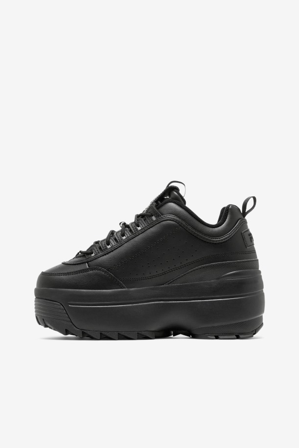 Zapatillas Fila Mujer Negras Disruptor 2 Cuña