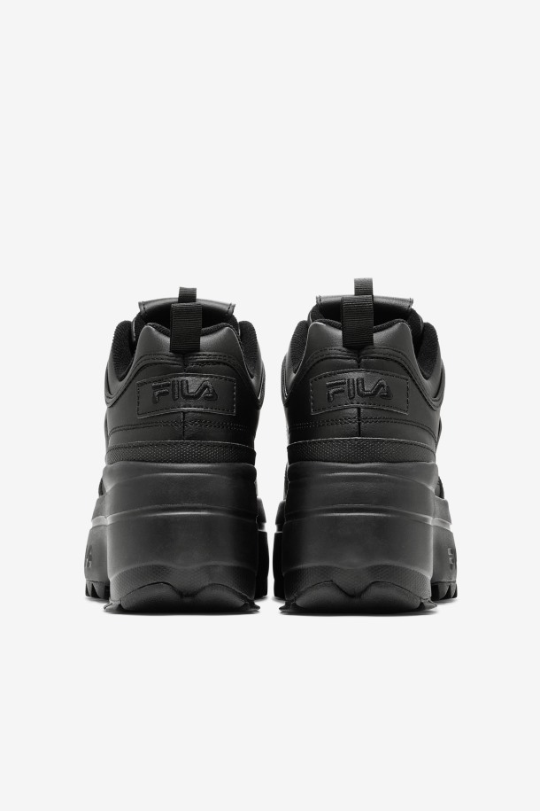 Zapatillas Fila Mujer Negras Disruptor 2 Cuña