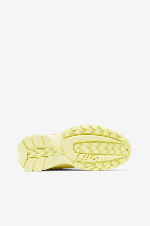 Zapatillas Fila Mujer Tender Amarillas Disruptor 2 Premium
