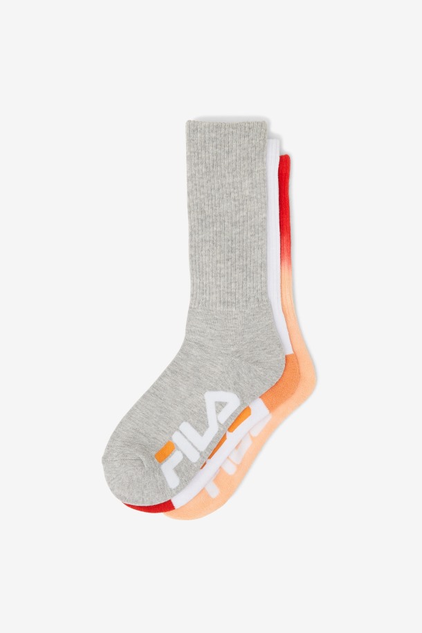 Paquete De 3 Calcetines De Mujer Dip Dye Melocotón Fila Outlet