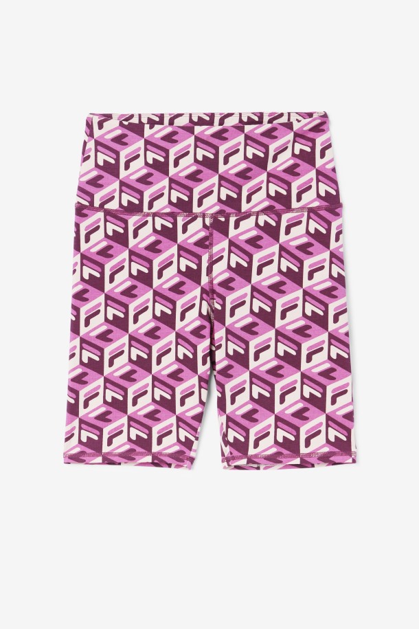 Rouge/potpourri/grape Wine Culote Fila Outlet Ainhoa ​​​​bike Short