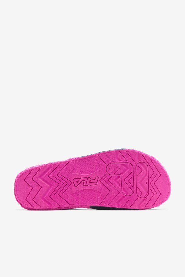 Fila Outlets Terry Drifter Slide Océano/púrpura/amarillo