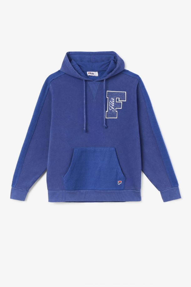Bryson Vintage Wash Sudadera Con Capucha Fila Outlets Blue/gardenia
