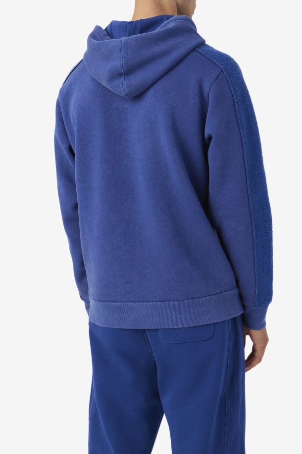 Bryson Vintage Wash Sudadera Con Capucha Fila Outlets Blue/gardenia