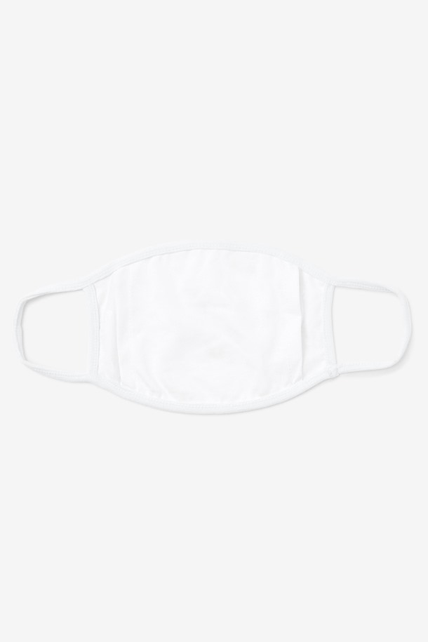 Fila Outlets White Tennis Print Mascarilla Blanca