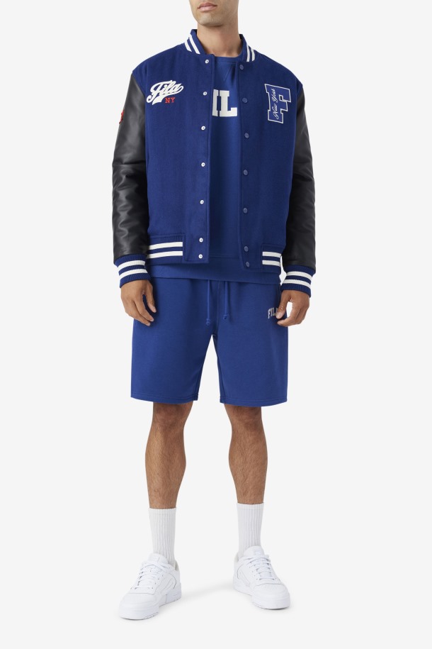 Fila Outlets Josh Varsity Chaqueta Azul/negro