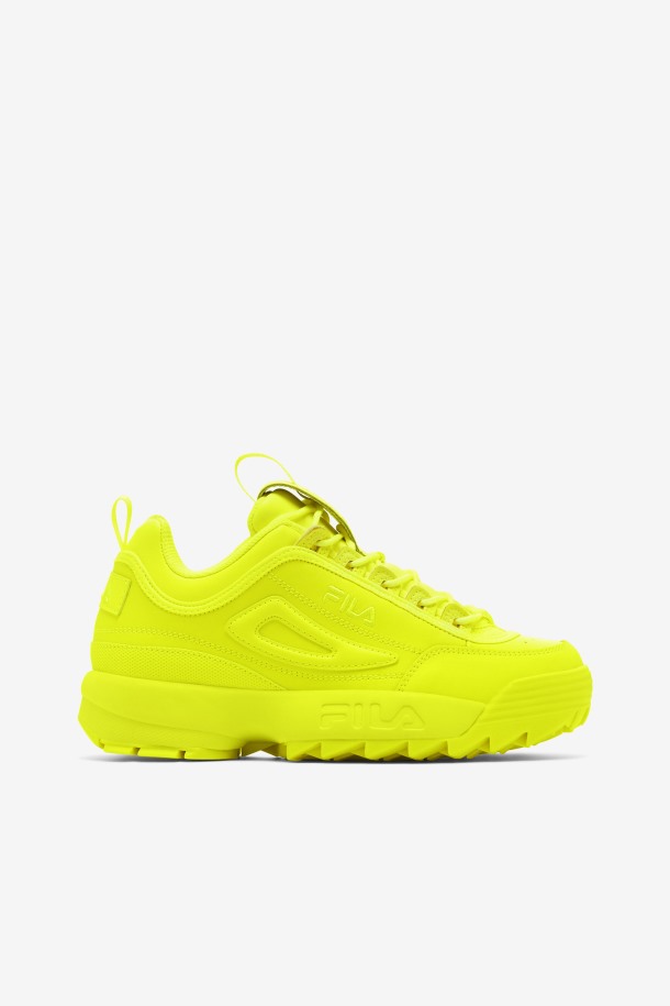 Zapatillas Fila Mujer Disruptor 2 Premium Amarillas