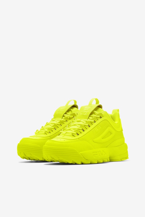 Zapatillas Fila Mujer Disruptor 2 Premium Amarillas