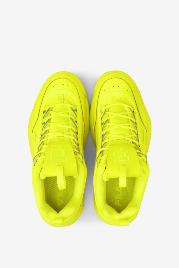Zapatillas Fila Mujer Disruptor 2 Premium Amarillas
