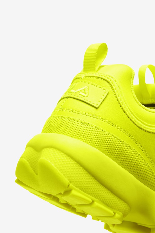 Zapatillas Fila Mujer Disruptor 2 Premium Amarillas