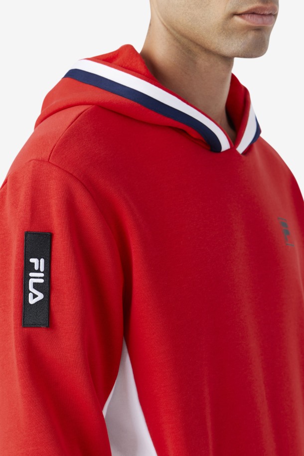 Bevans Park Sudadera Con Capucha Fila Outlets Rojo