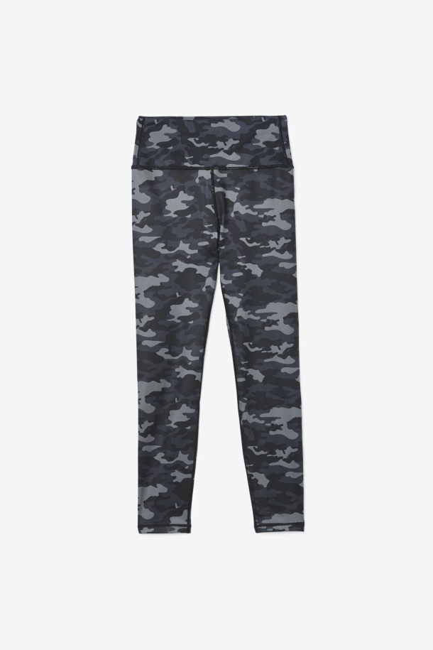 Fila Outlets Camo Oscuro/negro Elegante Fuerza 7/8 Leggins