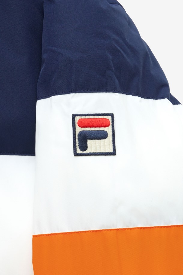Giovanni Puffa Jacket Fila Outlets Peacoat/white/sun Orange/red