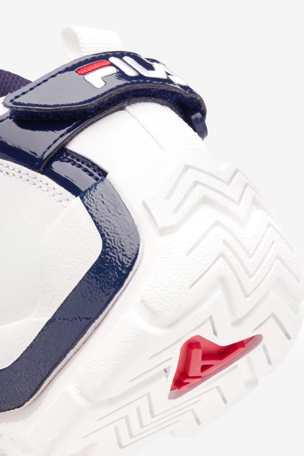 Fila Outlets Niños Pequeños Grant Hill 2 Blanco/azul Marino/rojo