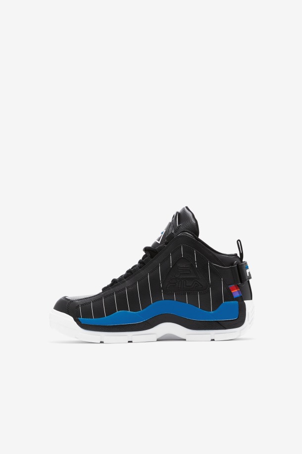 Niños Grandes\' Grant Hill 2 History Fila Outlets Negro/blanco/azul Imperial