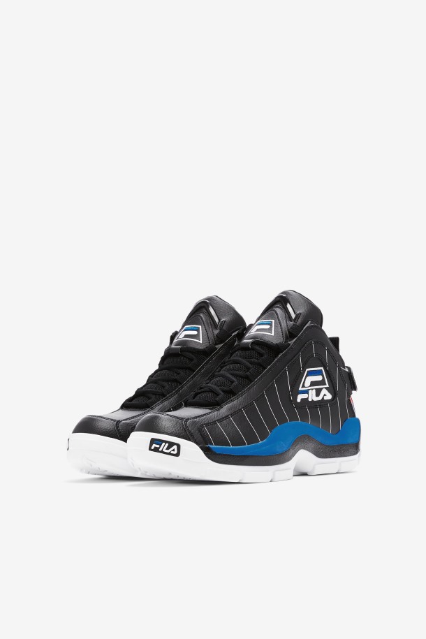 Niños Grandes\' Grant Hill 2 History Fila Outlets Negro/blanco/azul Imperial