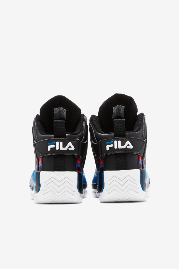 Niños Grandes\' Grant Hill 2 History Fila Outlets Negro/blanco/azul Imperial