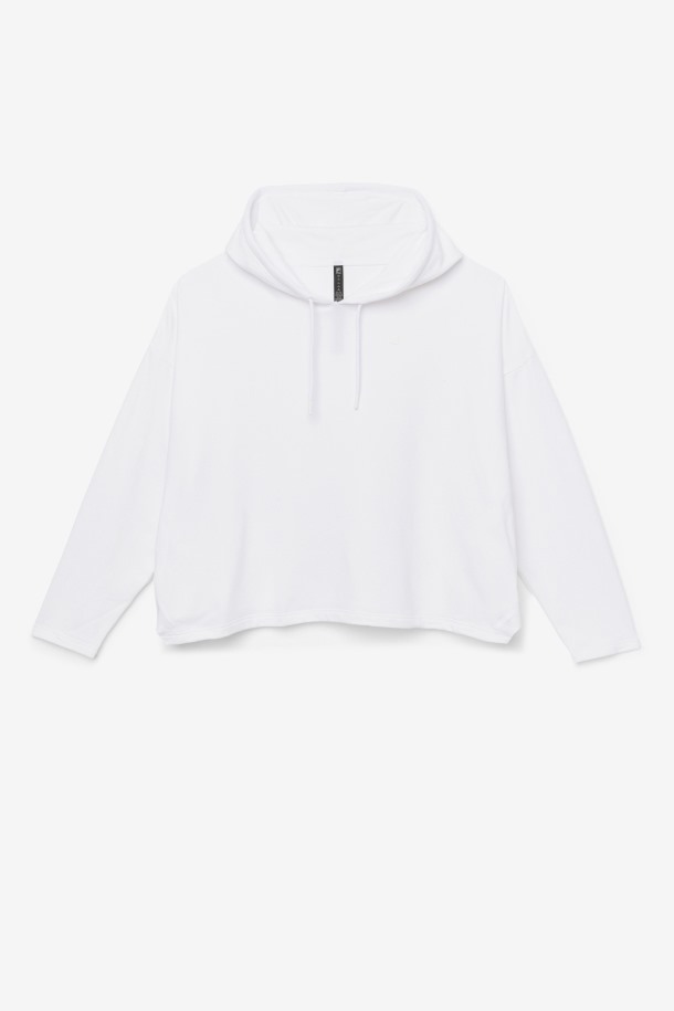 Fila Outlet Fi-lux Cropped Hoodie Blanco