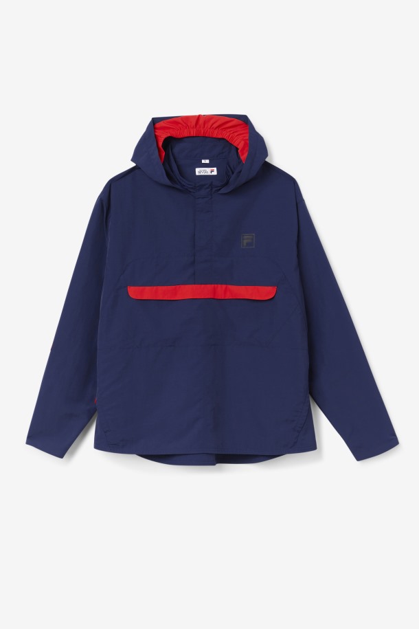 Fila Outlets Azul Marino Bevans Park Anorak