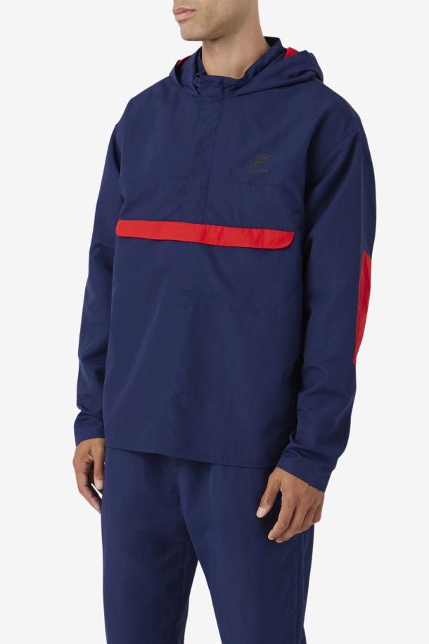 Fila Outlets Azul Marino Bevans Park Anorak